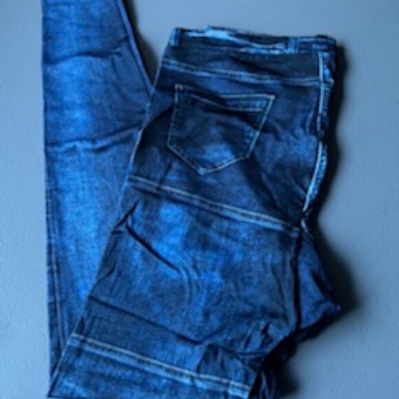 Men's Kapow Meggings, Size Large Navy Jean Noah Style - Picture 2 of 6